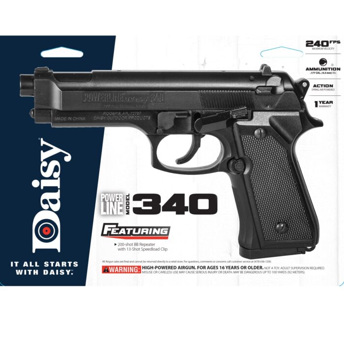 Daisy Model 426 CO2 Air Pistol .177 BB with built-in 15 round BB magazine