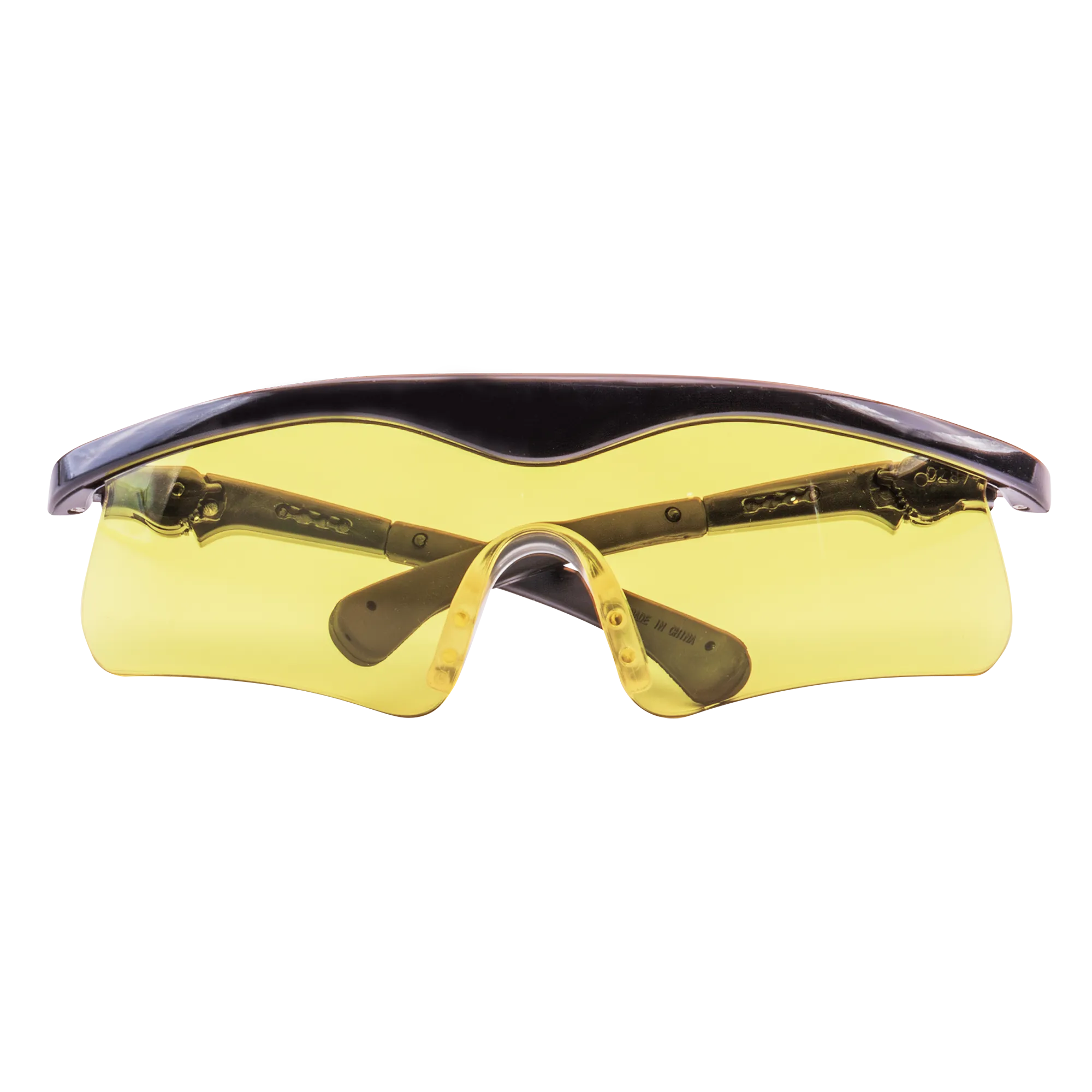 Front Closed View of Daisy Shooting Safety Glasses (985845) highlighting comfortable adjustable fit and durability