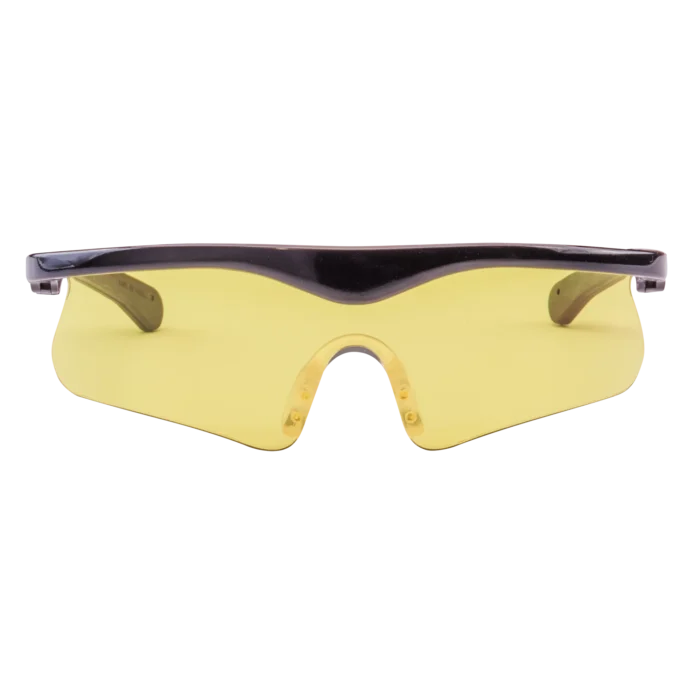 Front Opened View of Daisy Shooting Safety Glasses (985845) highlighting comfortable adjustable fit and durability