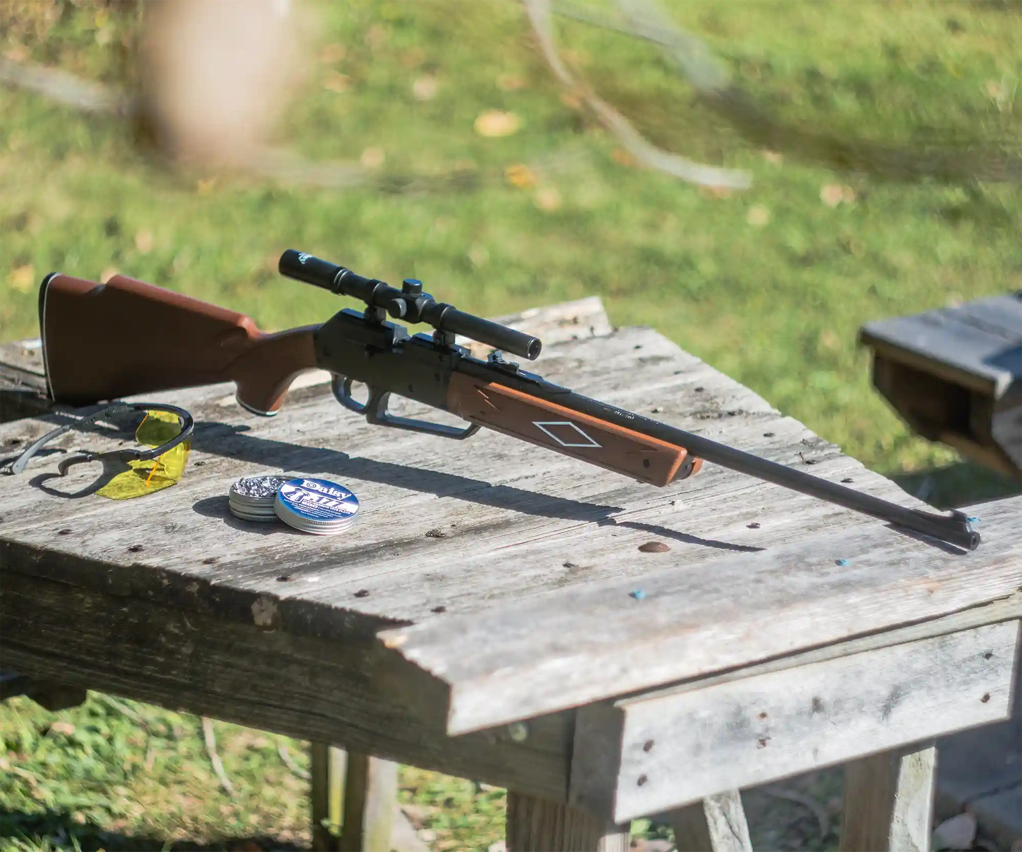 Daisy Powerline 880 Brown with Scope Outdoor Lifestyle 2