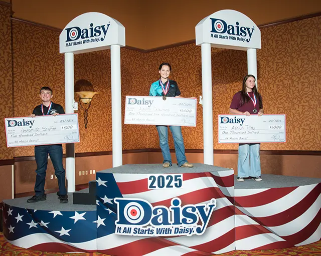Daisy Nationals Top 3 Individuals
