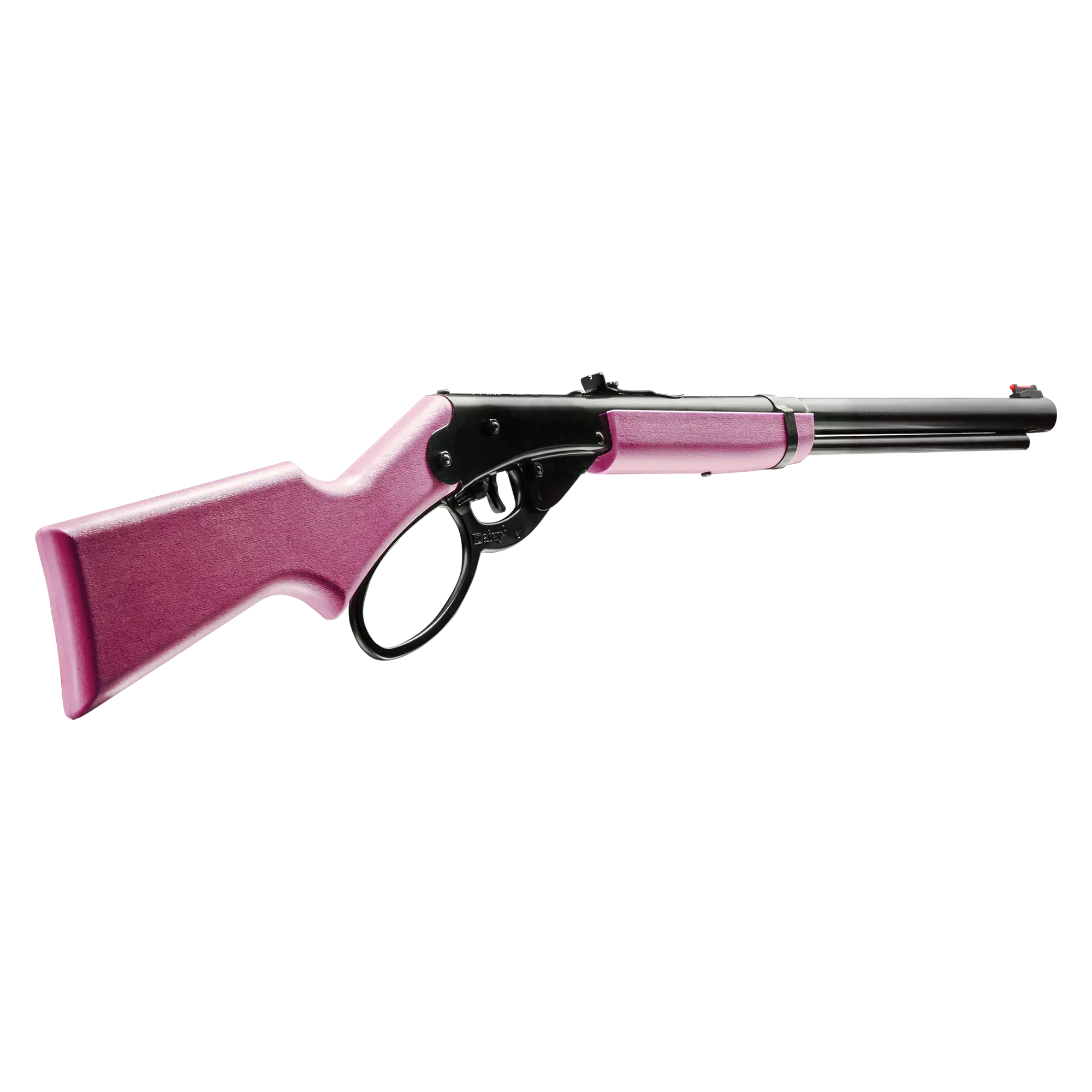 Right Far Angled View of Daisy Red Ryder Carbine 1999 Pink (991999-021)