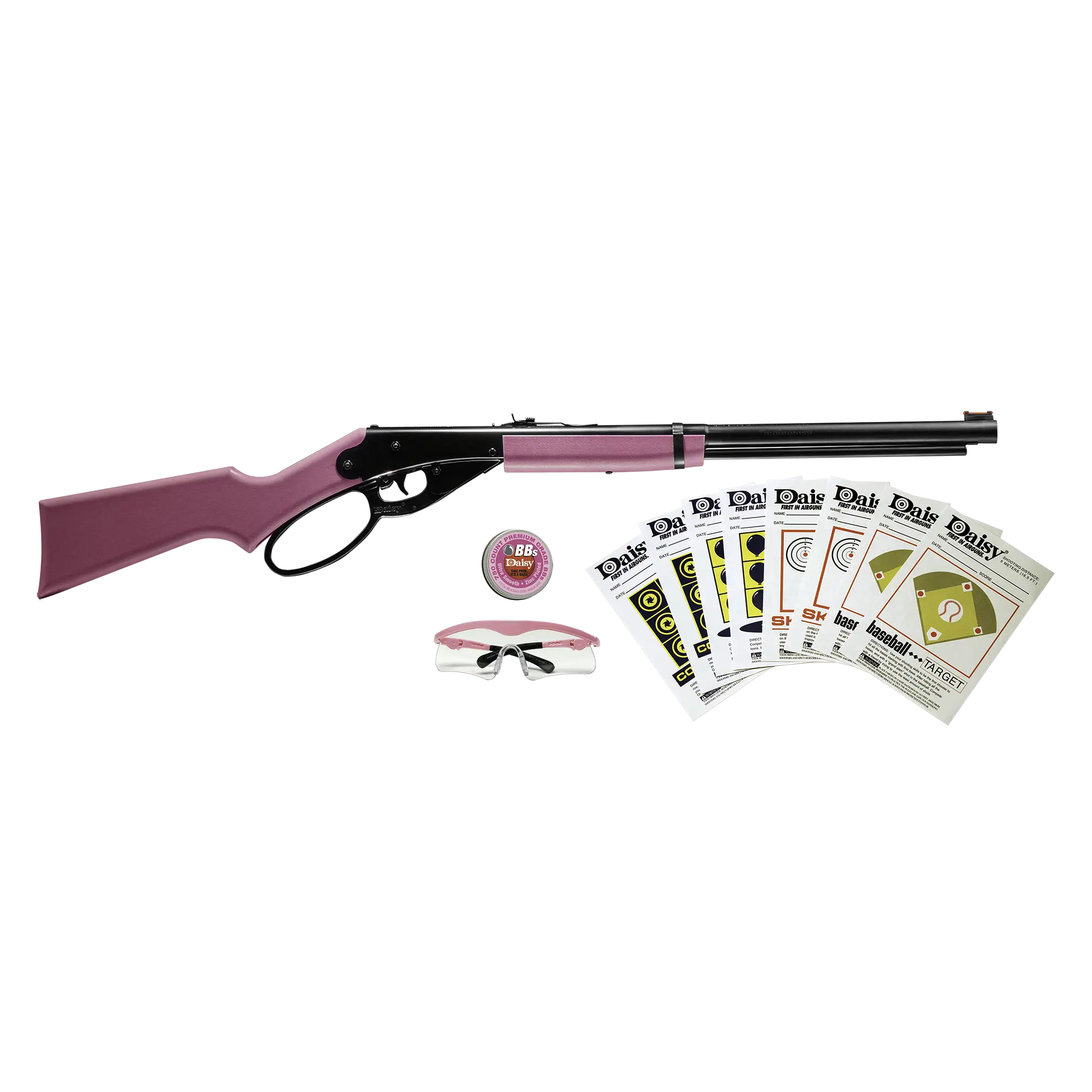 Kit View of Daisy Model 4998 Pink Carbine Rifle (994998-403)