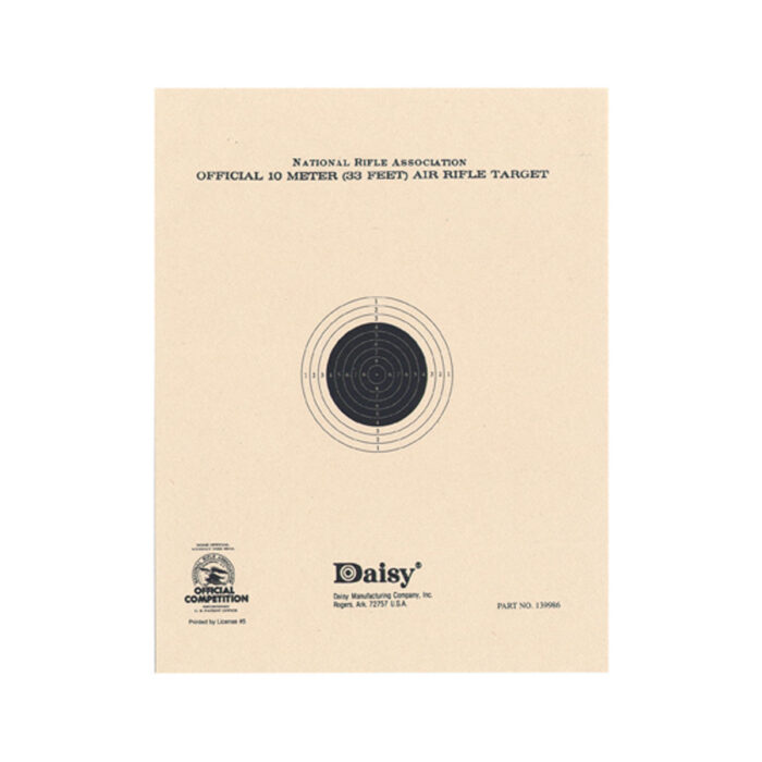 Official NRA 10-Meter Pellet Targets