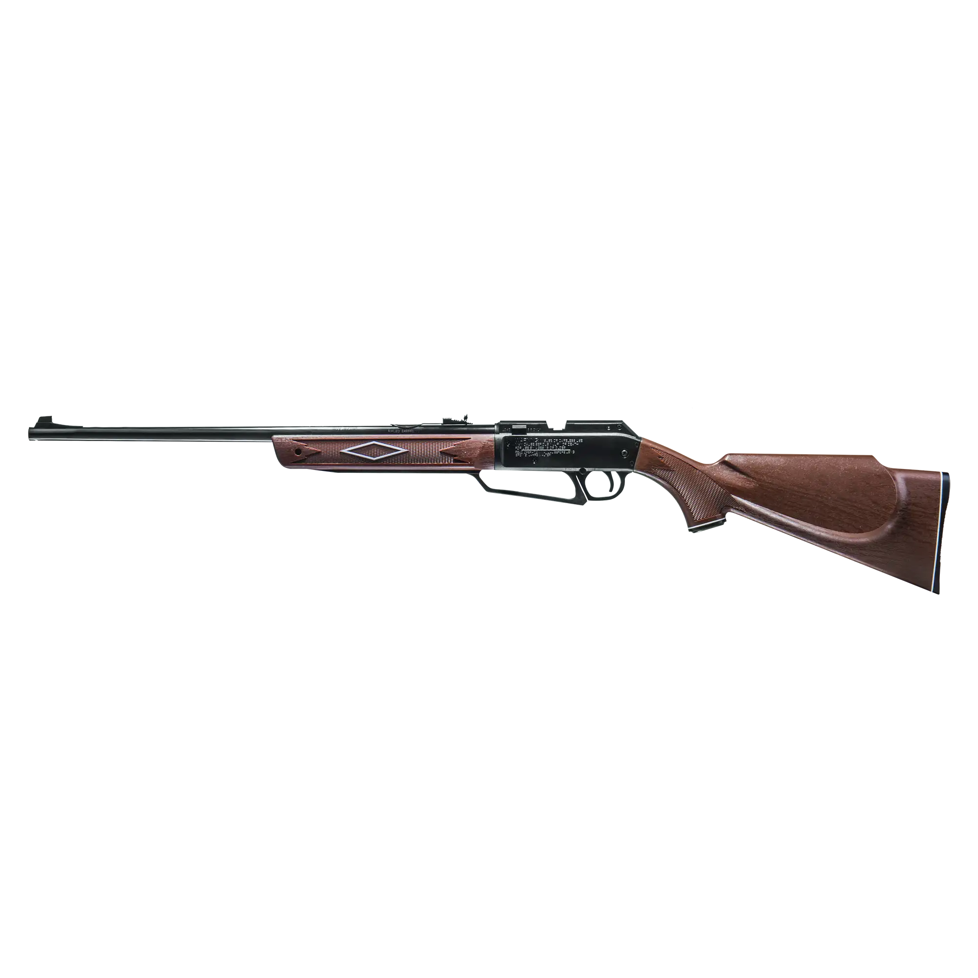 Left Profile View of DAISY Powerline 880 Brown No Scope (992880)