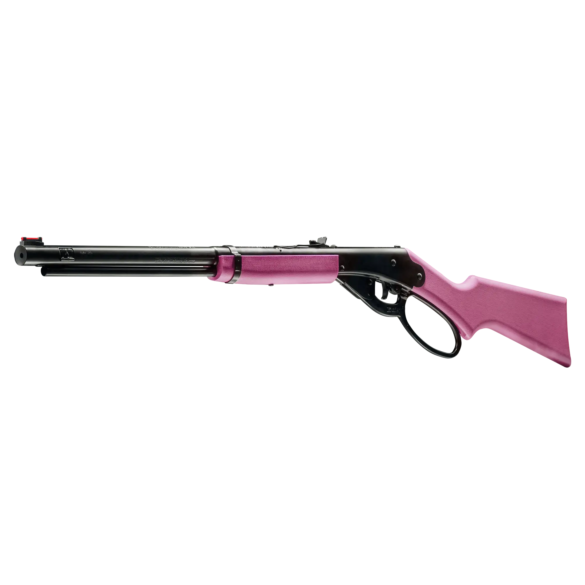 Left Angled View of Daisy Red Ryder Carbine 1999 Pink (991999-021)