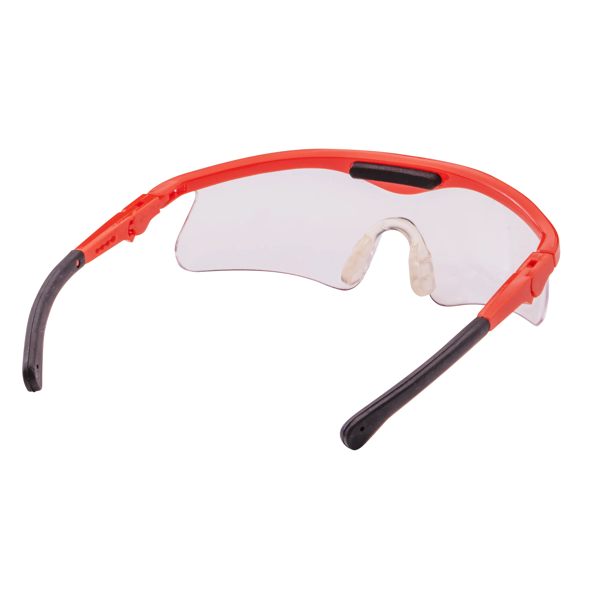 Far Angled View of Daisy Shooting Safety Glasses (138913) highlighting comfortable adjustable fit and durability