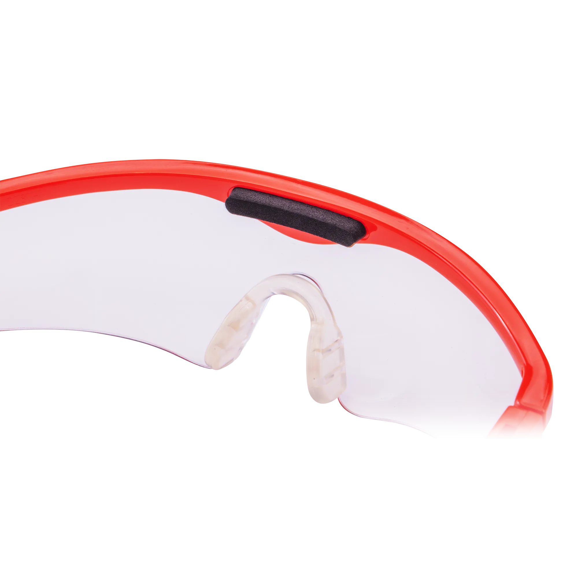Nose Rest View of Daisy Shooting Safety Glasses (138913) highlighting comfortable adjustable fit and durability