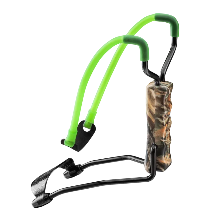 Right Angled View of Model B52 Bone Collector Slingshot BC52-01