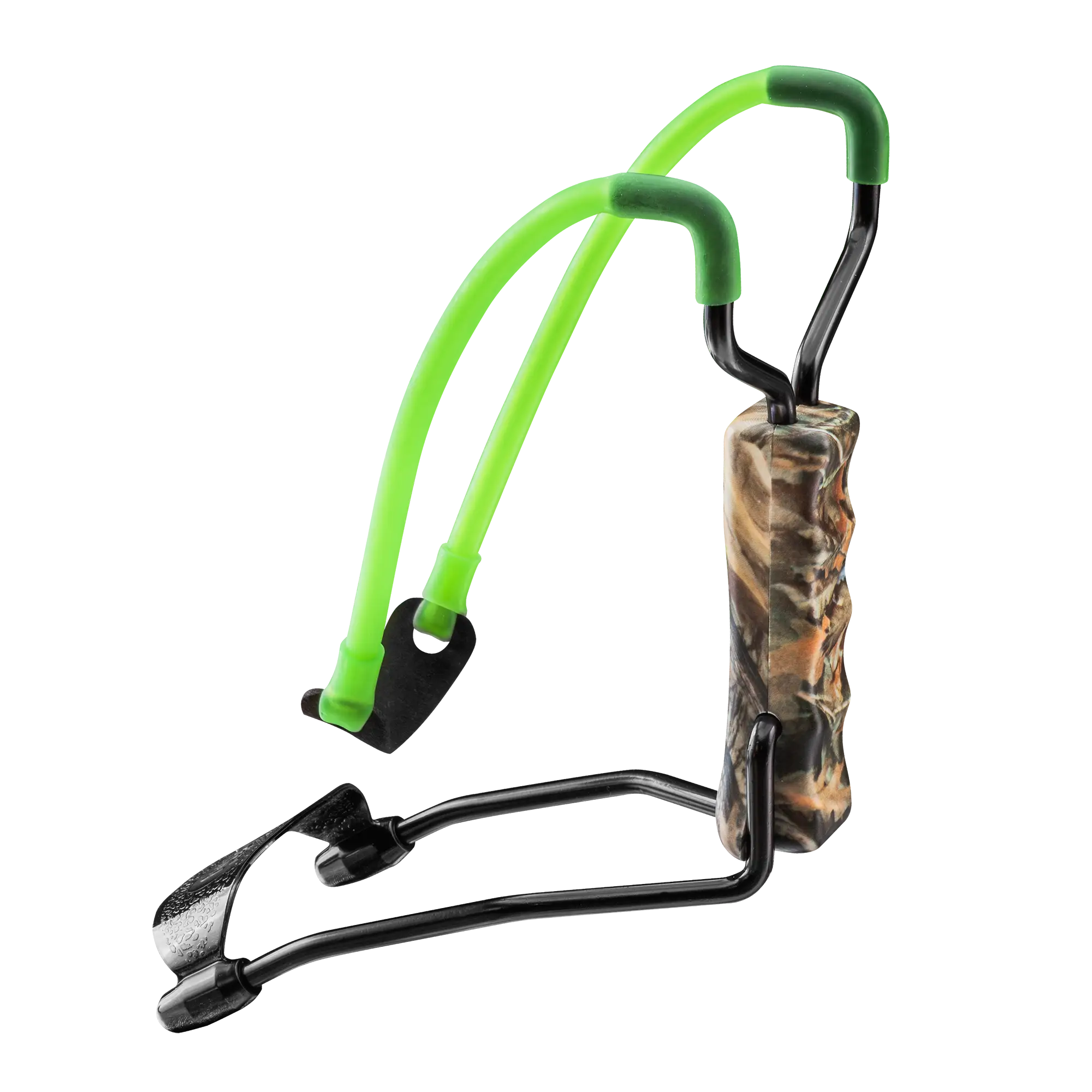 Right Angled View of Model B52 Bone Collector Slingshot BC52-01
