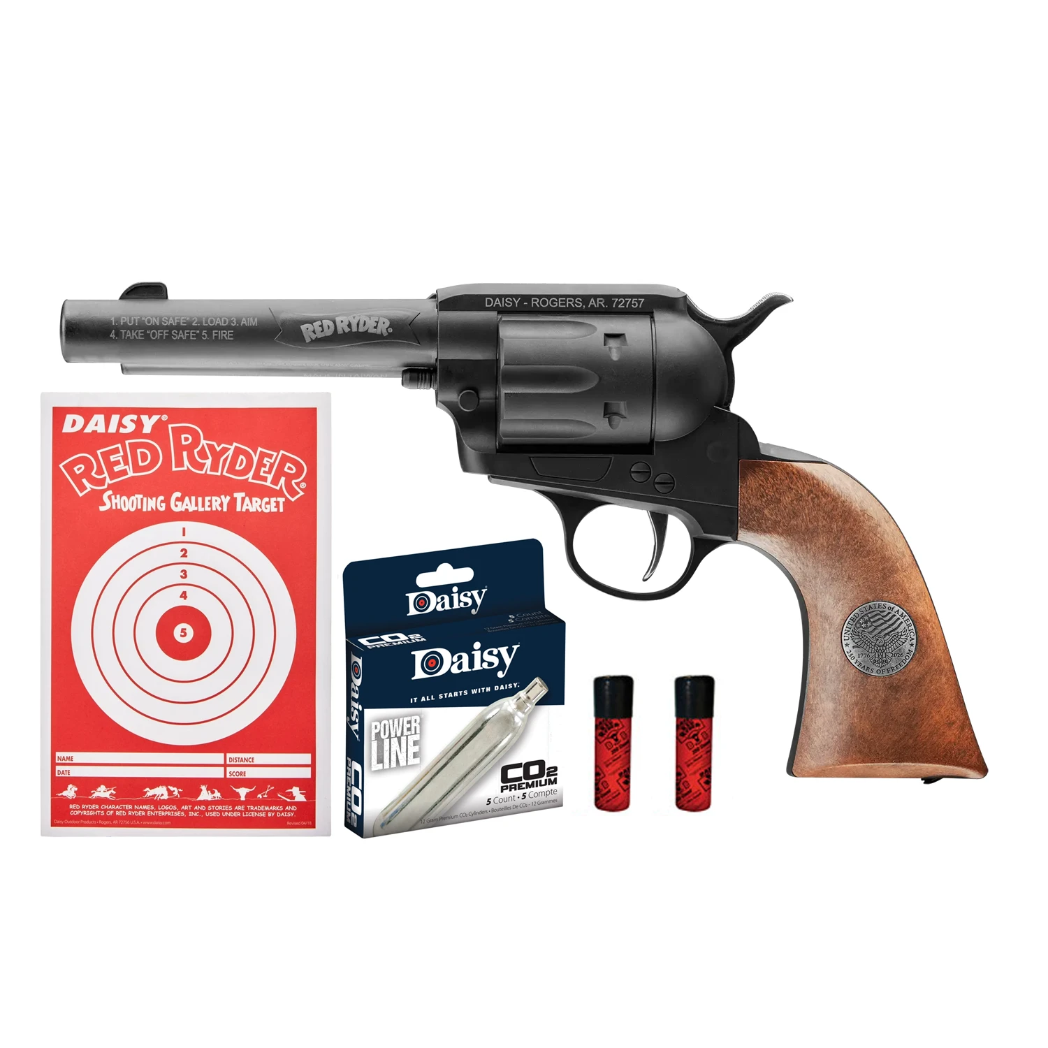 250TH Anniversary Red Ryder Revolver Kit side view