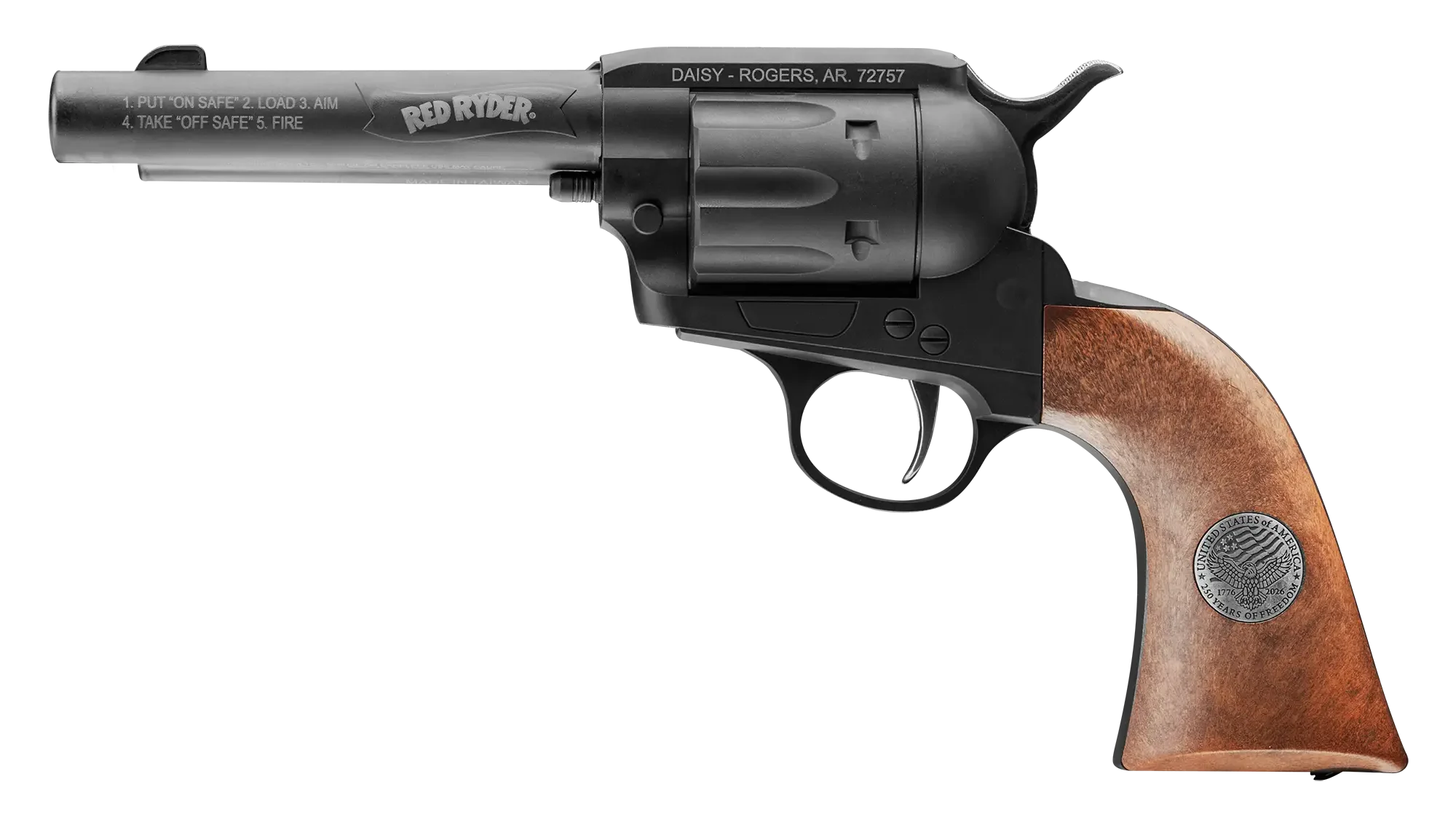 250TH Anniversary Red Ryder Revolver left view product picture
